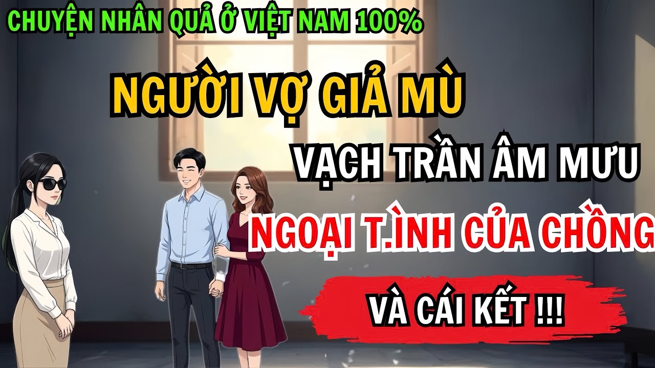 Chuyện Nhân Quả: Người Vợ Giả Mù, Vạch Trần Âm Mưu Ngoại T.ình, Chăng Hoa Của Chồng Và Cái Kết