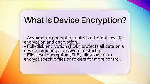 What Is Device Encryption? - Everyday-Networking