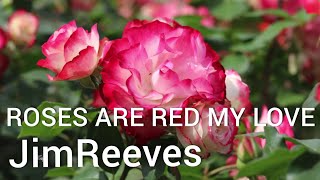 Video thumbnail of "Jim Reeves- Roses are Red my Love -LYRICS"