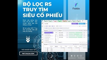 Bộ lọc RS Fialda truy tìm SIÊU CỔ PHIẾU