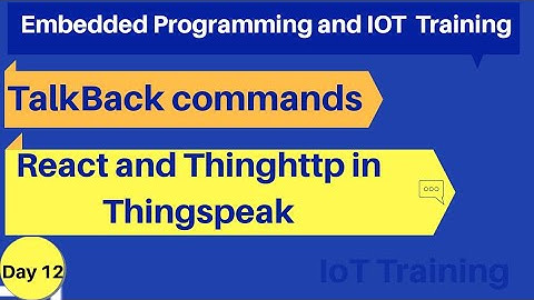 Sending commands(ON/OFF) through TalkBack from Transmeter to receiver | React | thinghttp | day 12