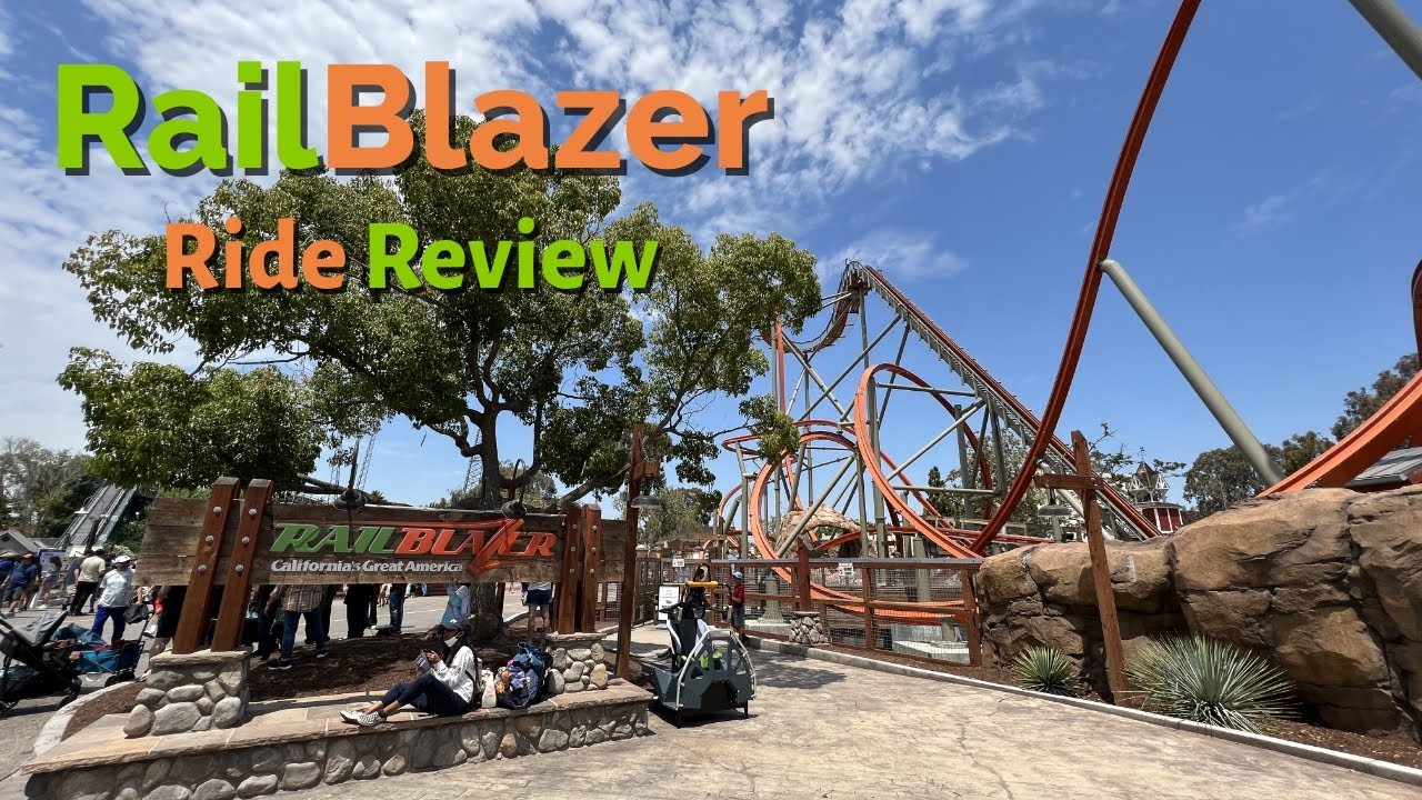 RailBlazer at California's Great America Ride Review YouTube