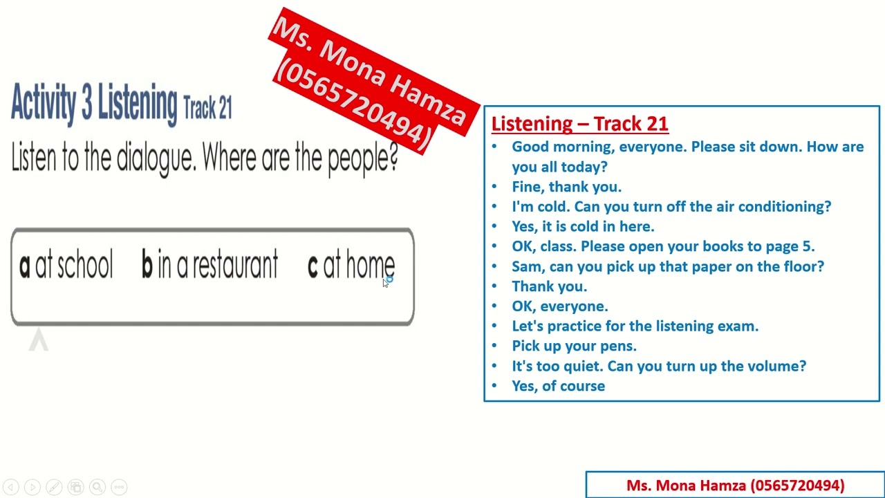 Access Book   Grade 8   Unit 5   Lesson 6 with listening text