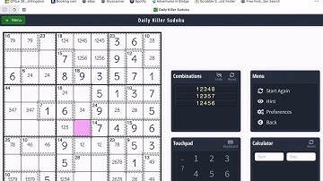 Daily Killer Su Doku 30039 Level 10 walkthrough