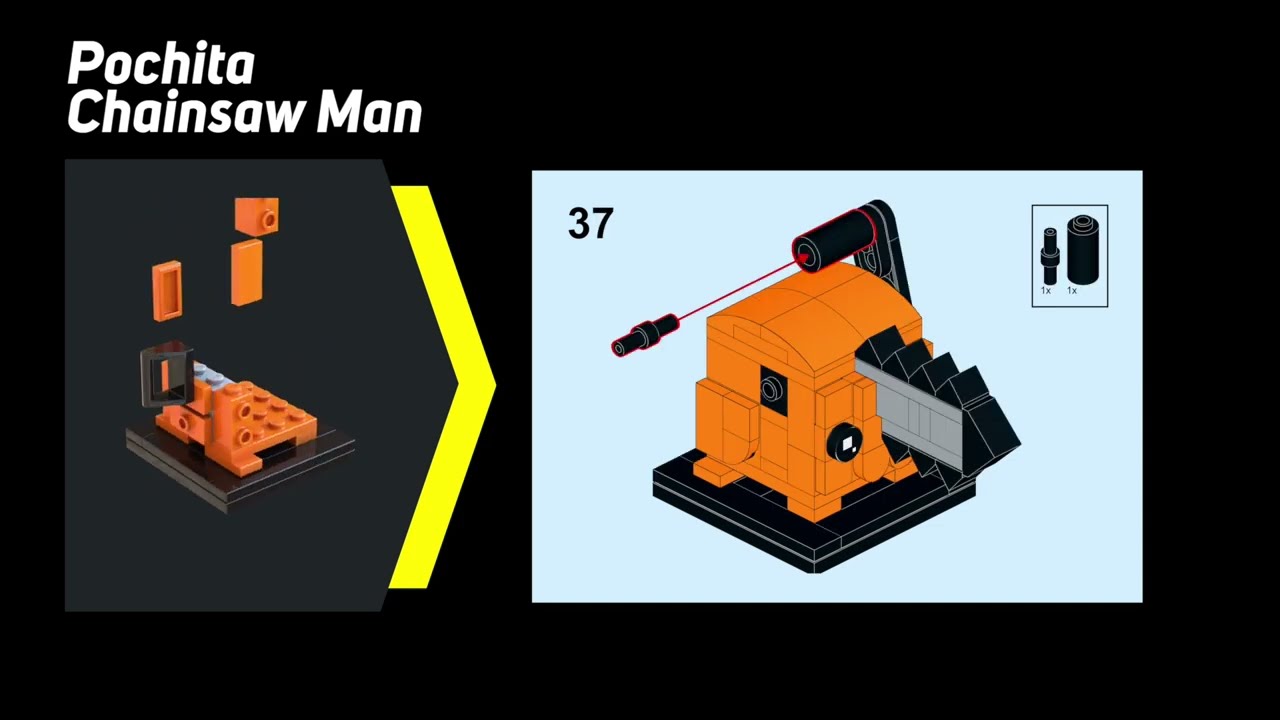 LEGO MOC Chainsaw Man LEGO Brickheadz MOC ~ Denji by tobi_brickz