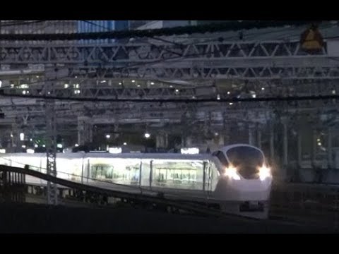 夕暮れの札の辻カーブを曲がってくる上野東京ライン常磐線上り特急E657系