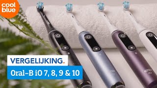 Vergelijking van de OralB iO 7, 8, 9 en 10!