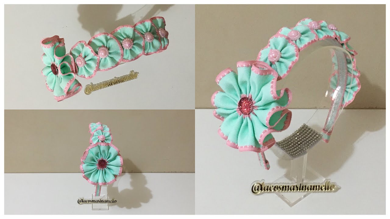 Tiara Fuxico(Fácil e Econômica)🎀By Marina Mello