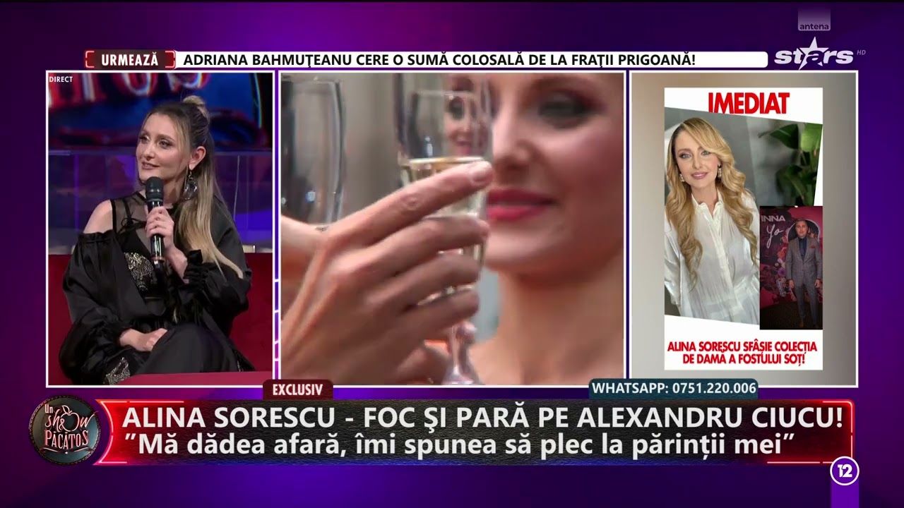 INTERVIU INTEGRAL 🎬 Alina Sorescu, foc și pară pe Alexandru Ciucu