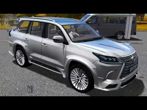 Lexus city car driving