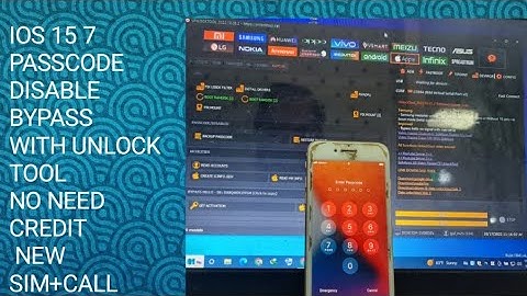 Ios 15 7 Passcode Disable Bypass With Unlock Tool