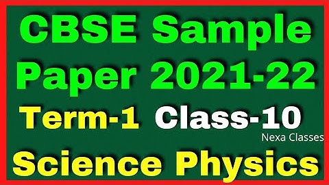 CBSE Class 10 Science Sample Paper Solution || CBSE Sample Paper 2021-22 ||Science Sample Paper 2022