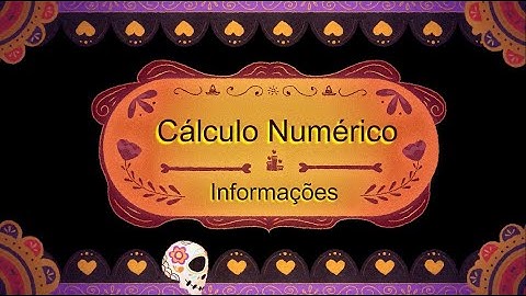 Cálculo Numérico - APNP - Informações - Aula síncrona [1]