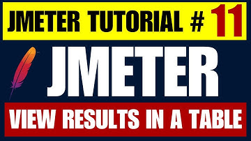 JMeter tutorial #11 | View results in a table