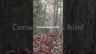 Mossberg Patriot 7mm08  with Nosler 120 grain ballistic tips hit hard!! Congratulations Conway!!!