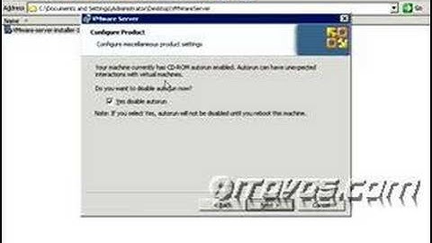 VMWare Server - Installing VMWare Server