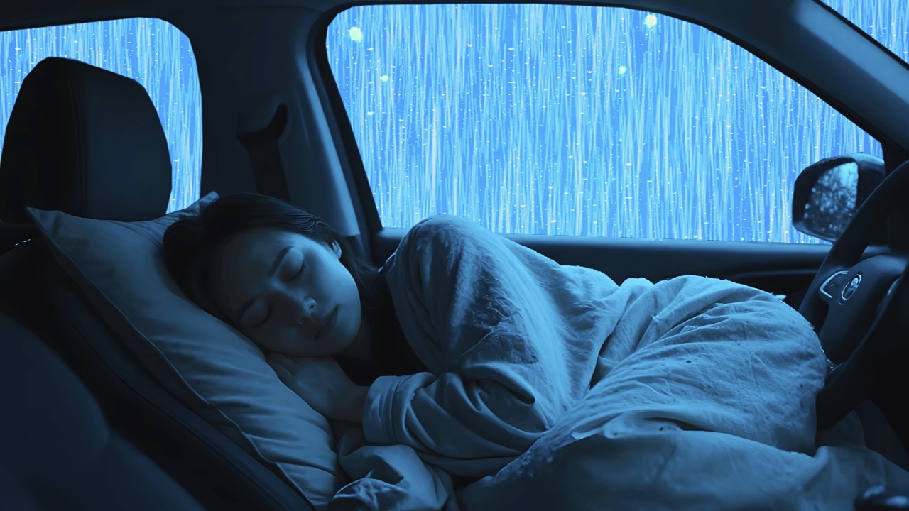 Drift Off Instantly Tonight with Heavy Rain & Thunder on Car