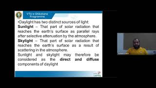 MODULE 05 LECTURE 01  DAY LIGHTING Profile