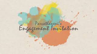 Engagement Invitation Video 2020/ SJ Studio Work/ Hyd screenshot 3