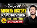 Complete Modern History Revision + Top 200 MCQs in 3 Hours for UPSC Prelims 2026 | Anuj Garg