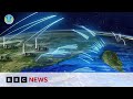 China simulates mass missile strikes on taiwan in show of strength  bbc news