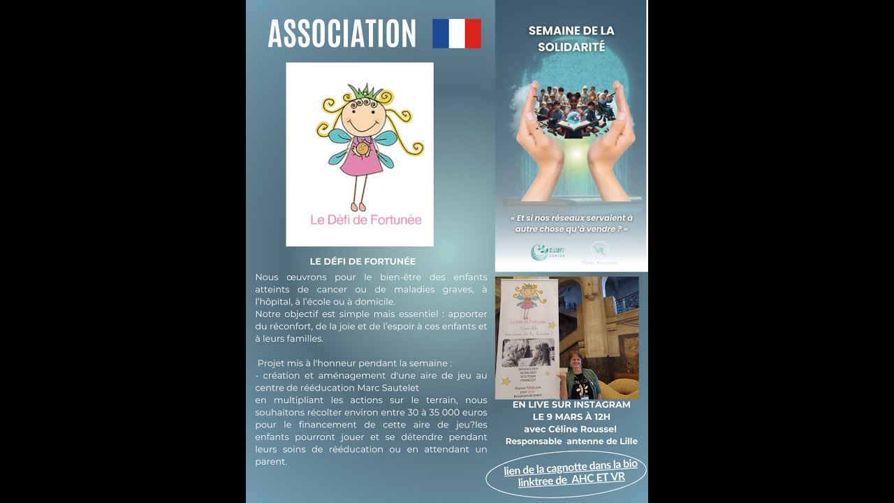 Semaine de la solidarité   Le défi de Fortunée