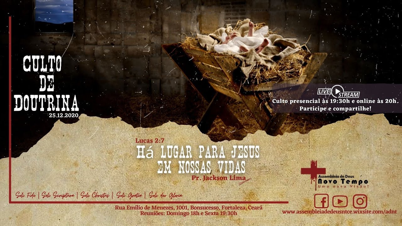 Há lugar para Jesus em nossas vidas?