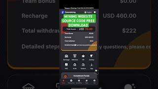 PHP Laravel Mining Website Free SourceCode #miningapp