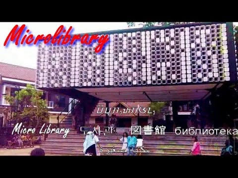 MicroLibrary Bandung  Taman  Bunga  Lembang serta Gedung 