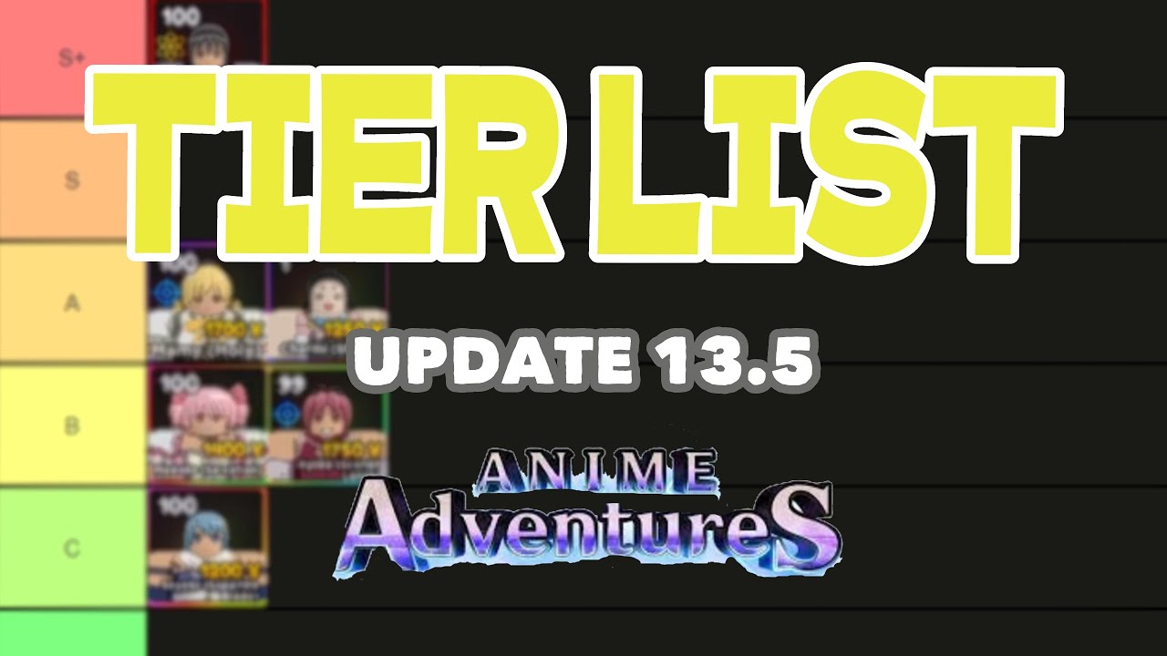 NEW Update 13.5 ✨Anime Adventures✨ Tier List OP META UNITS? 