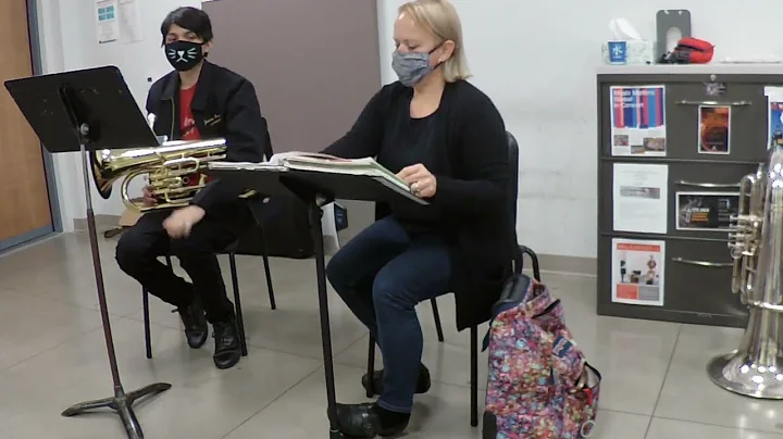 Euphonium Lesson with Jessie