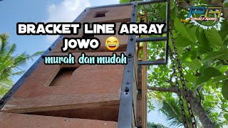 How to make a bracket / briquette / breket wes basa'e kui lah😂😂 - for 6' inch line array