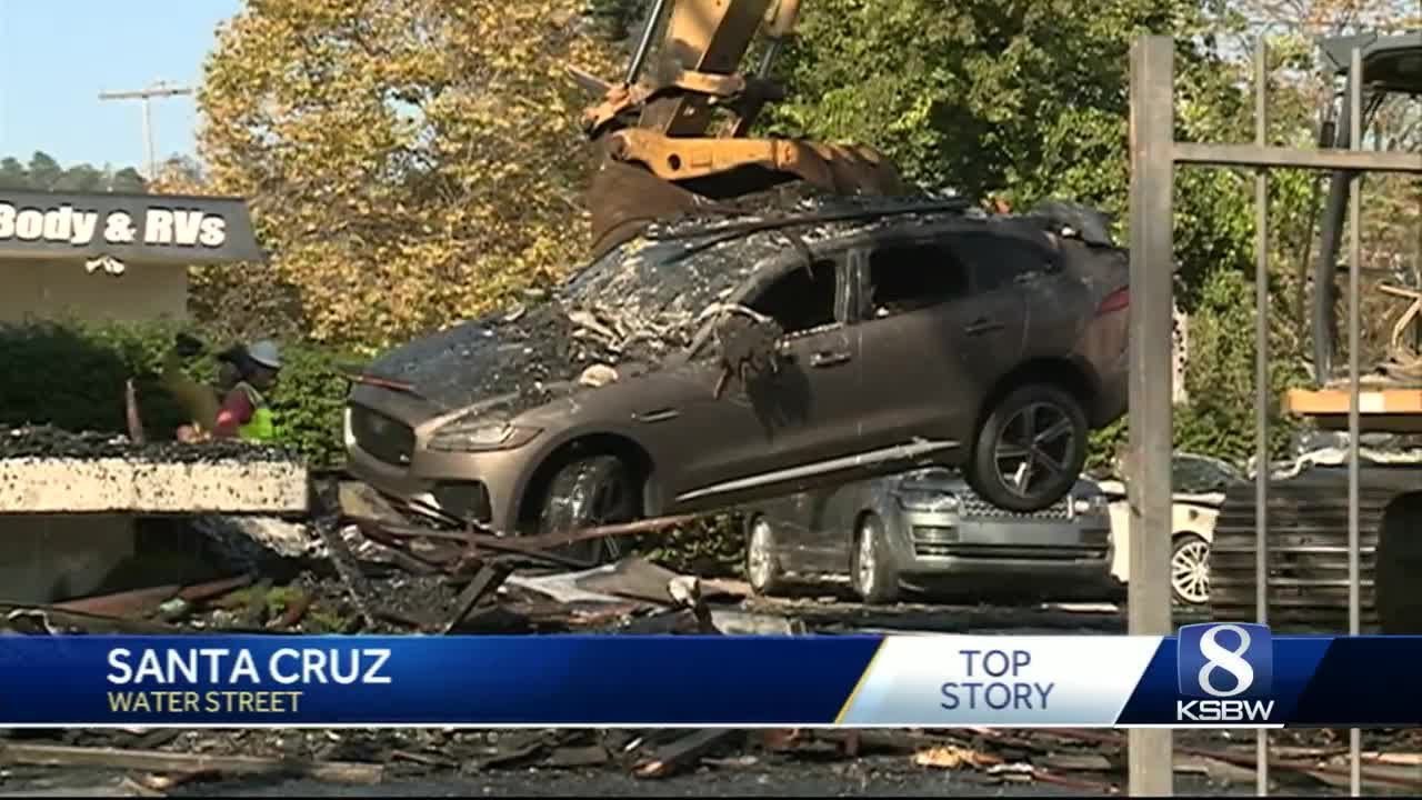 Early morning fire at Santa Cruz car dealership YouTube