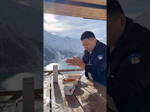 Kuercheh in the mountains🏔️😋 / Кёрчэх в горах🏔️😋 #pandasakha #food #mountains #pandasakha