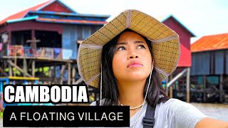 RURAL LIFE OF CAMBODIAN&#39;S FLOATING VILLAGE  | TARA SAMAHAN NYO AKO 🇰🇭