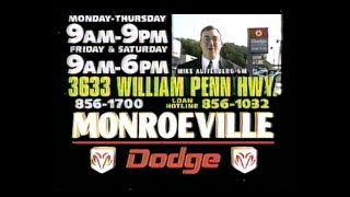 Monroeville Dodge Commercial (1998)