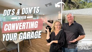 Do's and Don'ts Converting a Garage into an Apartment, Rental, or AirBnB