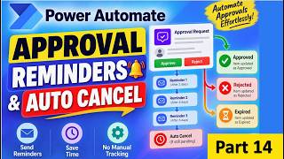 Power Automate Approval Reminders & Auto-Cancel After Timeout | Complete Solution (Part 14)