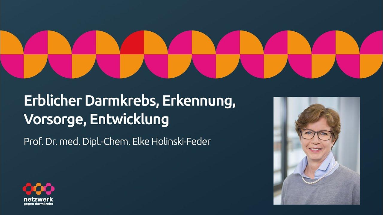 Welche Bedeutung hat HNPCC/LynchSyndrom bei Darmkrebs? Prof. Elke HolinskiFeder YouTube