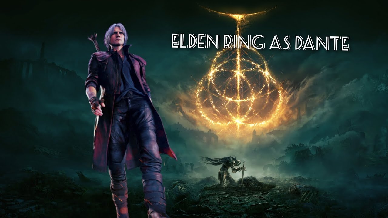 Playing Elden ring as Dante from DMC