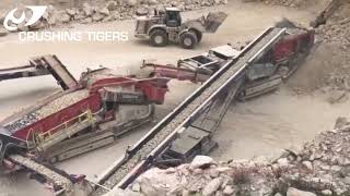 Sandvik: QI441 Impactor feeding QE442 Scalping Screen feeding into Edge TS80 Stackers