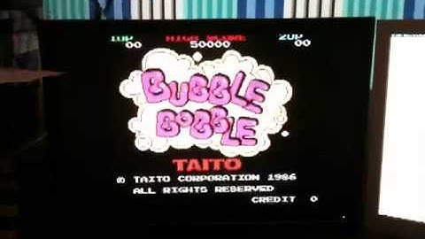 Bubble Bobble original pcb