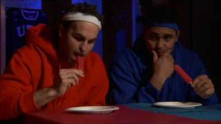 Chicago Blackhawks TV Cover Chicago Blackhawks Popsicle Eating Contest - Kane, Toews, Ladd, Byfuglien