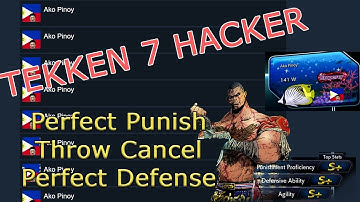 Tekken 7 Hacker with Perfect Defense, punish and throw cancels, Multiple accounts blocked already