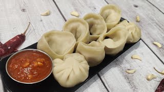 Market jaisa veg. momos recipe with quick folding Momos recipe.. momos chutney recipe