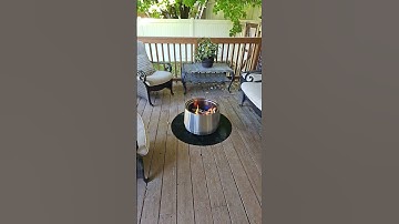 Firepit on a covered deck?