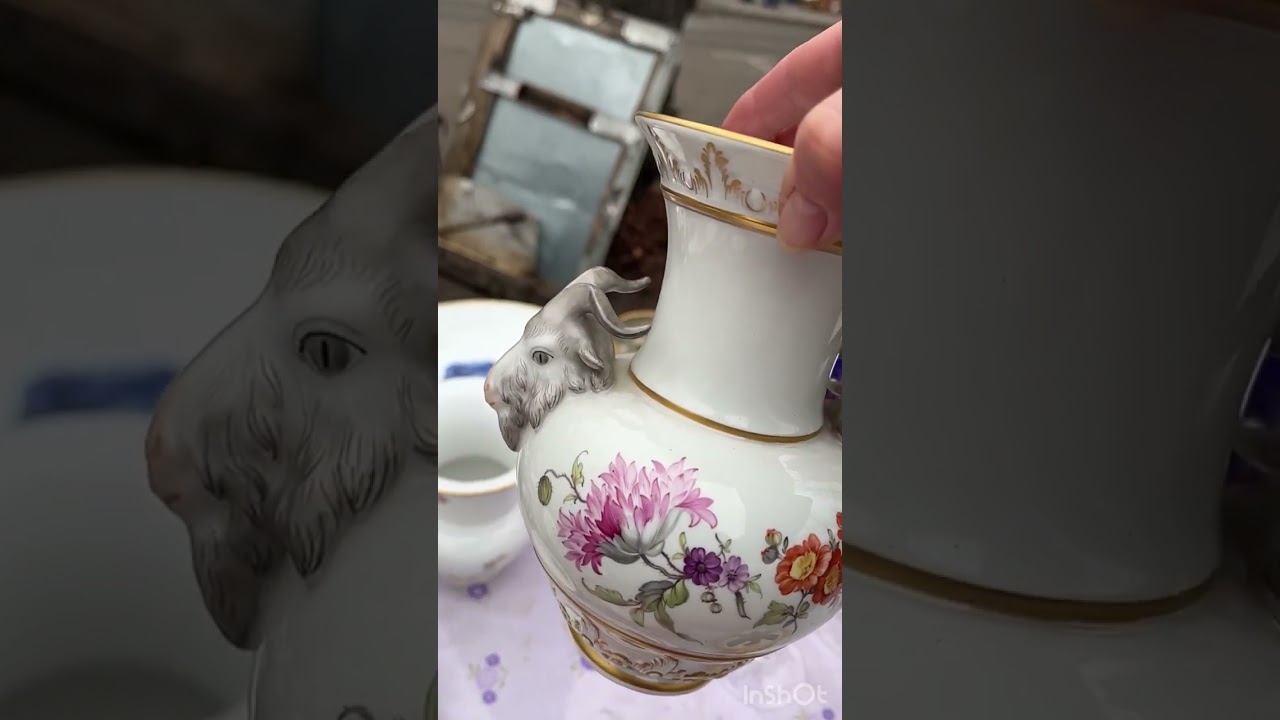 😂А я тарелочница и троечница! #винтаж #антиквариат #барахолкакупить #фарфор #посуда #обзор 