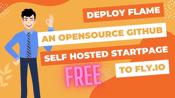 [5 Mins Docker] Deply Flame to Fly.io - A Free Self-Hosted Startpage Project (Bookmark Site)