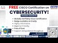 CISCO Certification in Cybersecurity with CETPA Infotech! (Registration Link in Description)