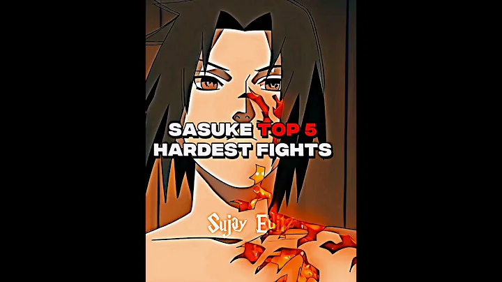 Sasuke Top 5 Hardest Fights|| #anime #naruto #sasuke #trending #viral #fyp #fypシ  #animeedit #shorts